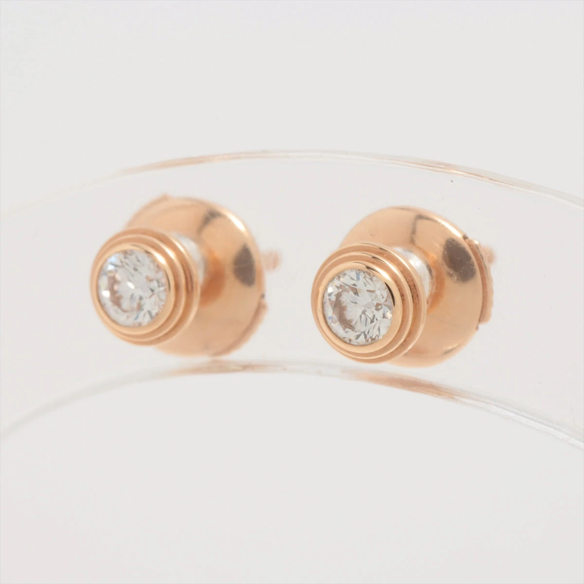 カルティエ ダムール ダイヤ ピアス 750(PG) 1.4g A3036956