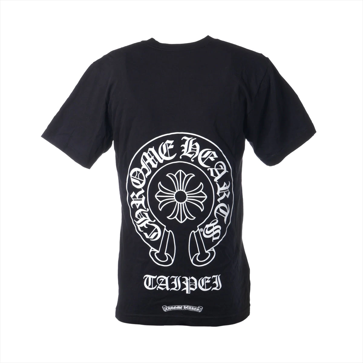 正規店購入　ほぼ未使用　クロムハーツ　ホースシュー　PKT CREW ロンT クロムハーツ ホースシュー Tシャツ コットン サイズM ブラック