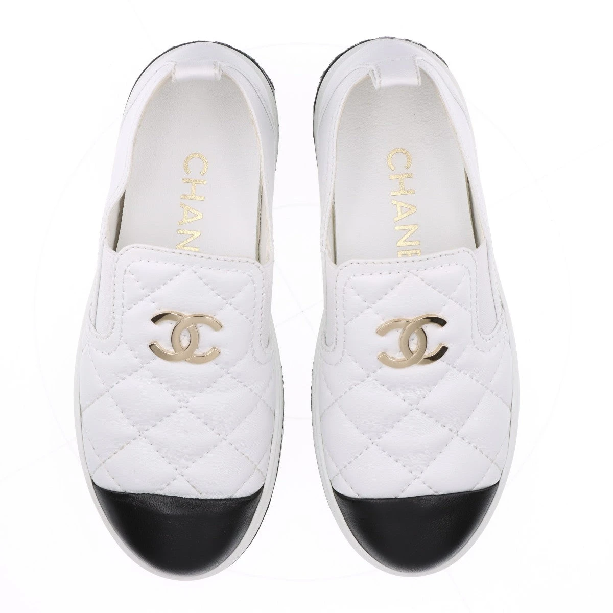 CHANEL　サンダル 35　スリッポン　ホワイト CHANELサンダル 35スリッポンホワイト