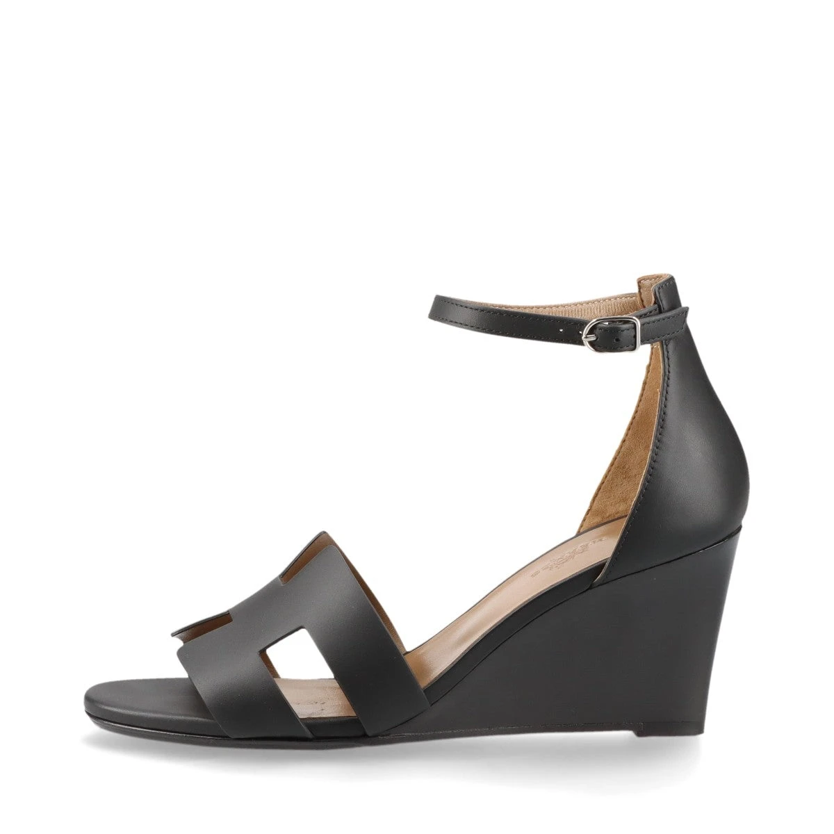 HERMES エレクトリック サンダル エルメス ブラック ラバー 40