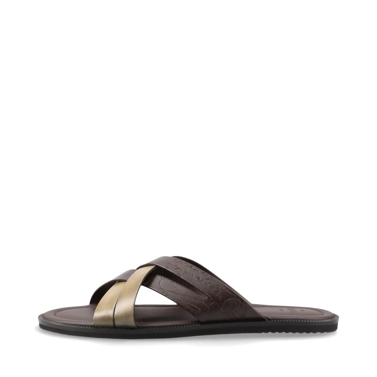 BERLUTI ブラック/ブラウン サンダル BERLUTI ブラック/ブラウン サンダル