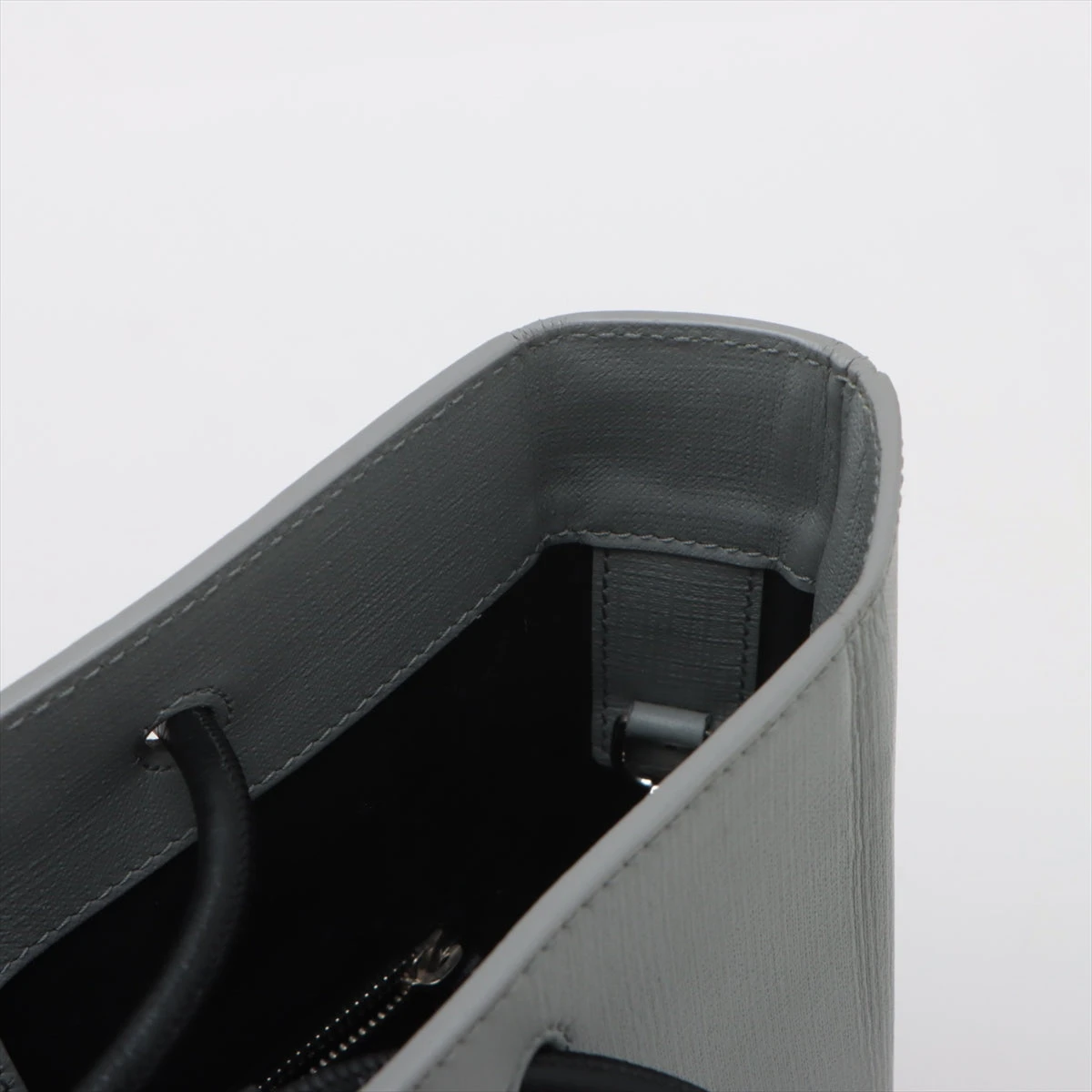 バレンシアガ ショッピングトートS レザー 2WAYハンドバッグ グレー
