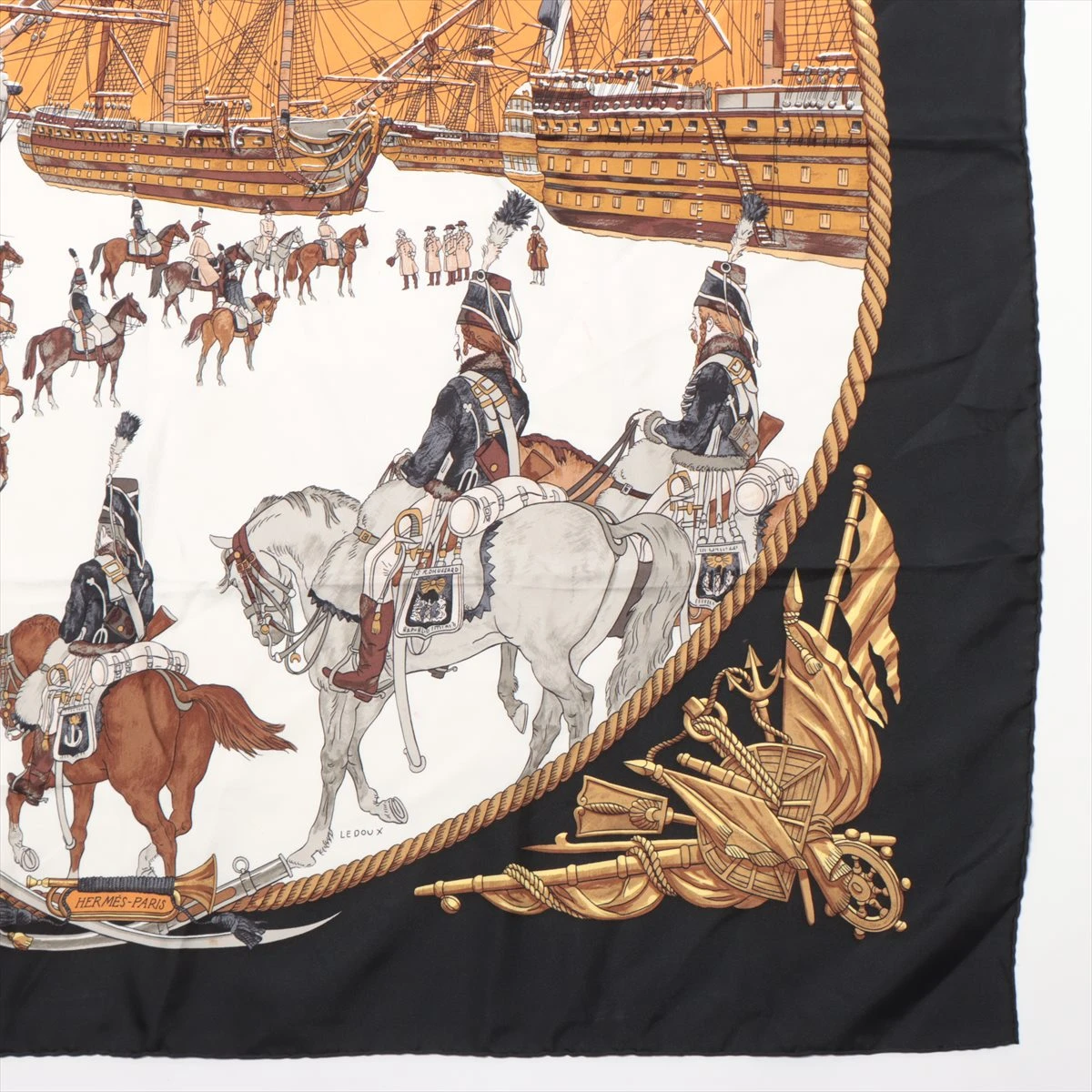 エルメス カレ90 スカーフ 海とサーフとファン HERMES