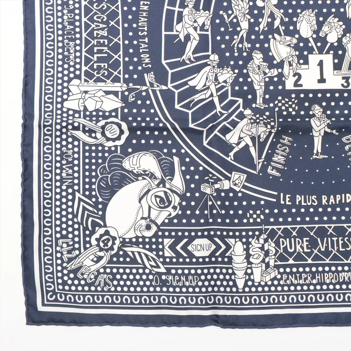 新品未使用☆エルメス Hermes シルクアップ バンダナ☆カレ スカーフ