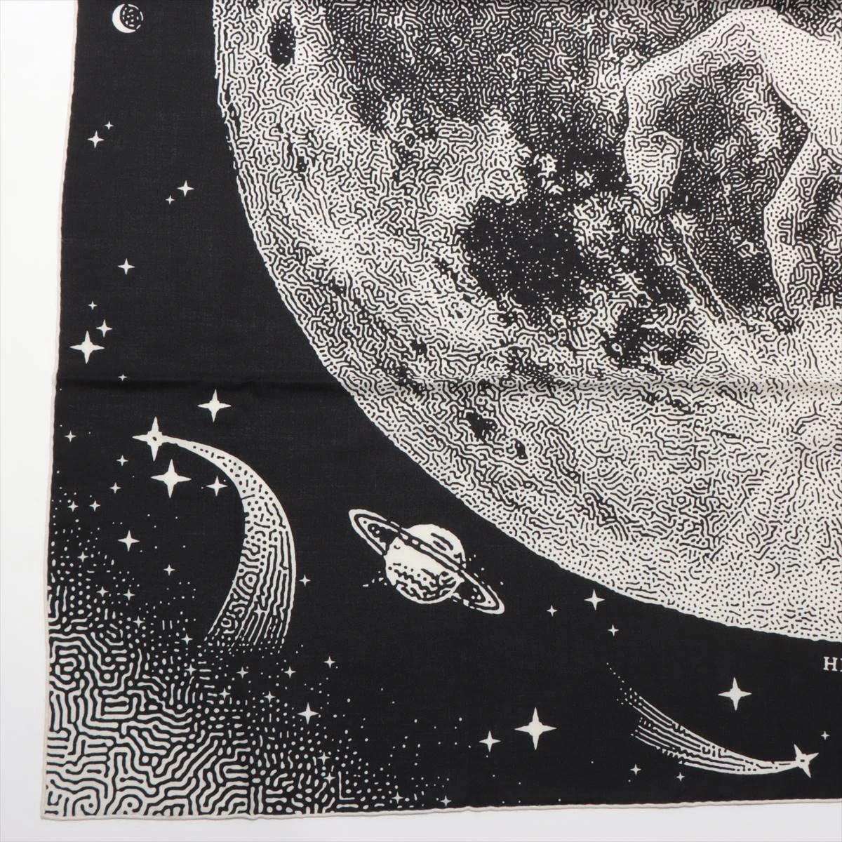 HERMES エルメス　カレジェアン　カシミアシルク　クレールドゥリュンヌ エルメス カレ ジェアン CLAIR DE LUNE クレール ドゥ リュンヌ