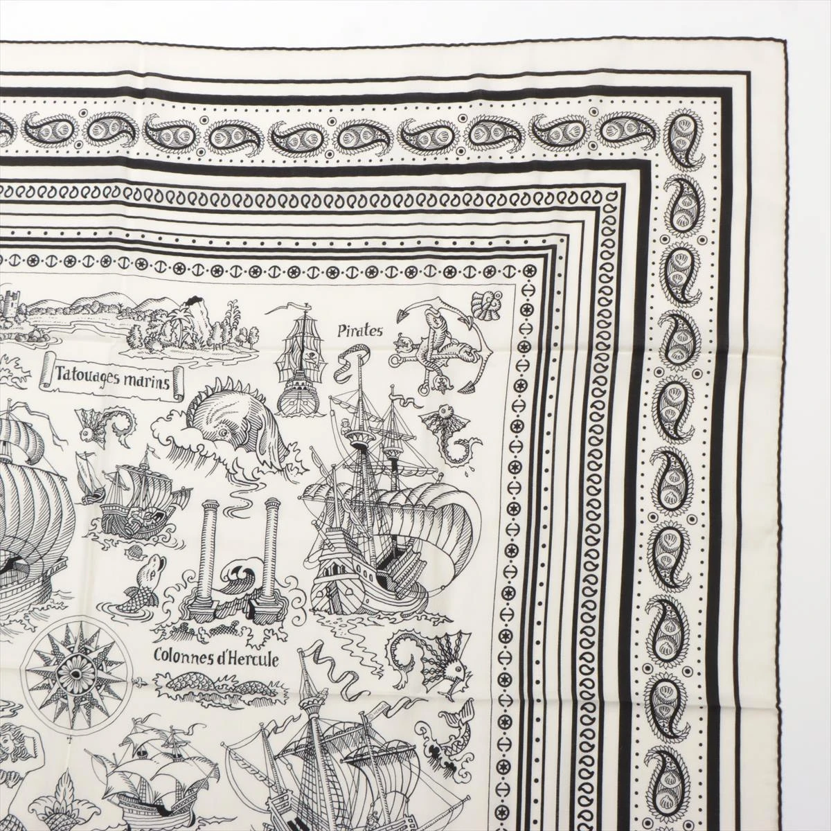 エルメス カレジェアン Tatouages Marins Bandana 船乗りのタトゥー