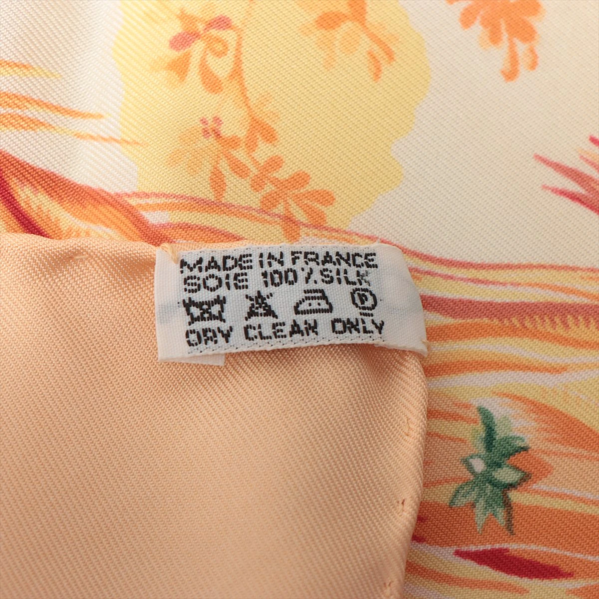 エルメス カレ90 ALOHA アロハ スカーフ シルク イエロー A3044065