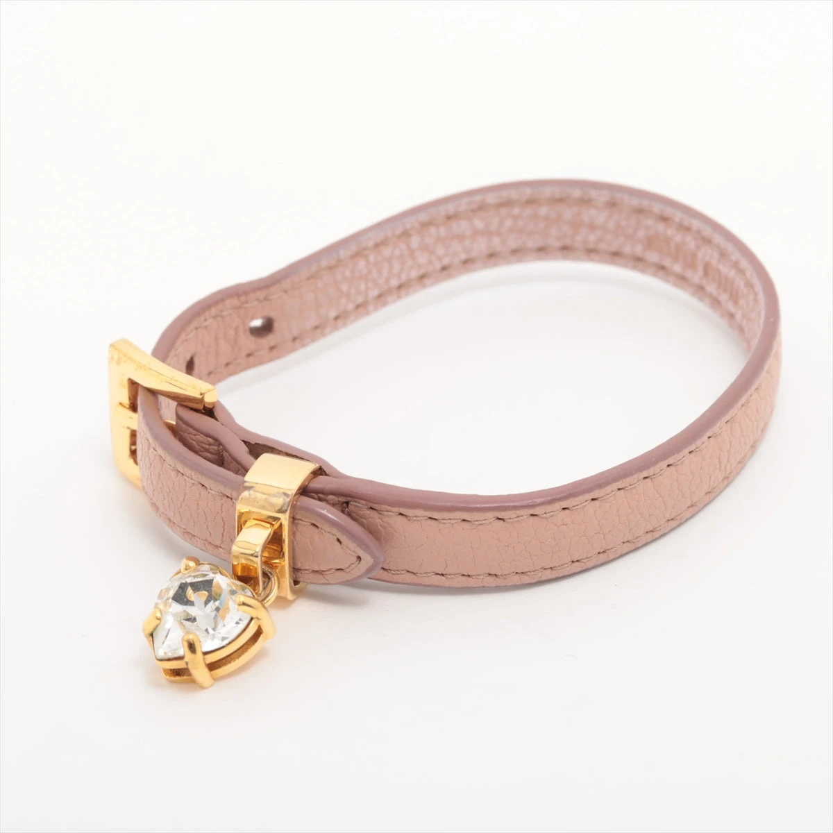 未使用ミュウミュウMiuMiu彫金花チャンキーコサージュ