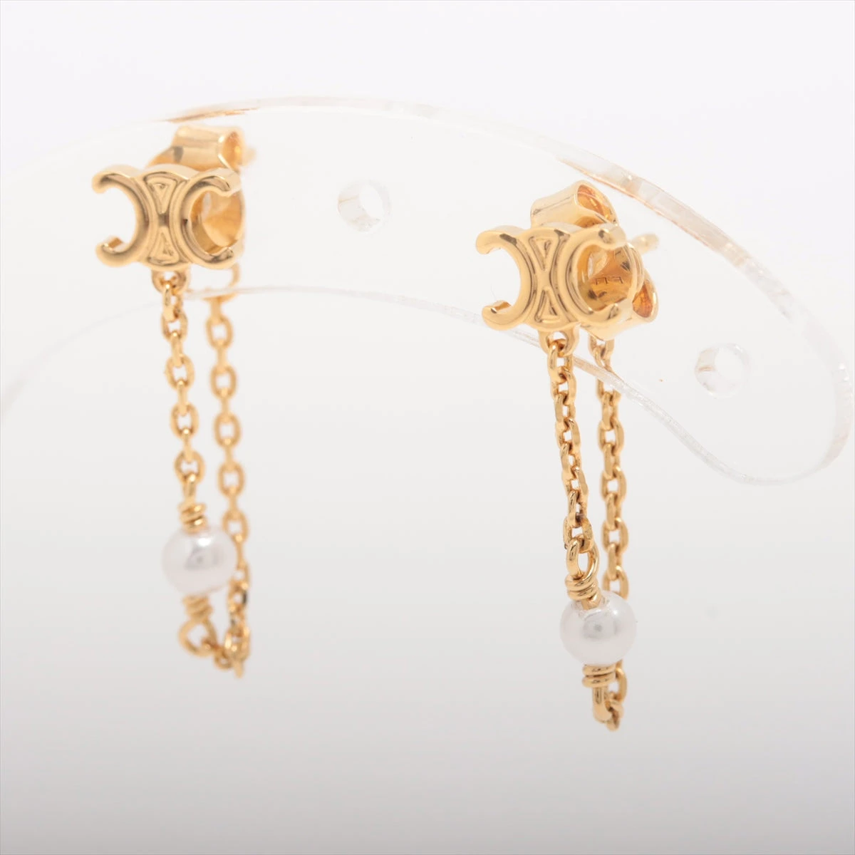 両耳用 セリーヌ トリオンフ モバイル ピアス 楽天市場】CELINE セリーヌ Triomphe Mobile Earrings