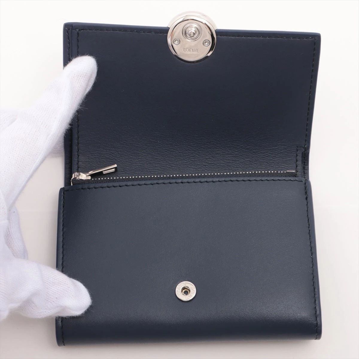 □LOEWE□ロエベ アナグラム バーティカル ウォレット スモール