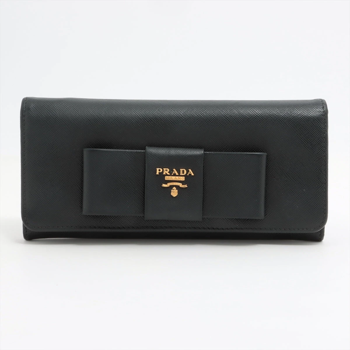 m*n様 【美品】PRADA ナイロン レザー 長財布 三角ロゴ 1M1132 プラダ 1M1132 レザー 財布 ブラック AP084579｜中古ブランド品