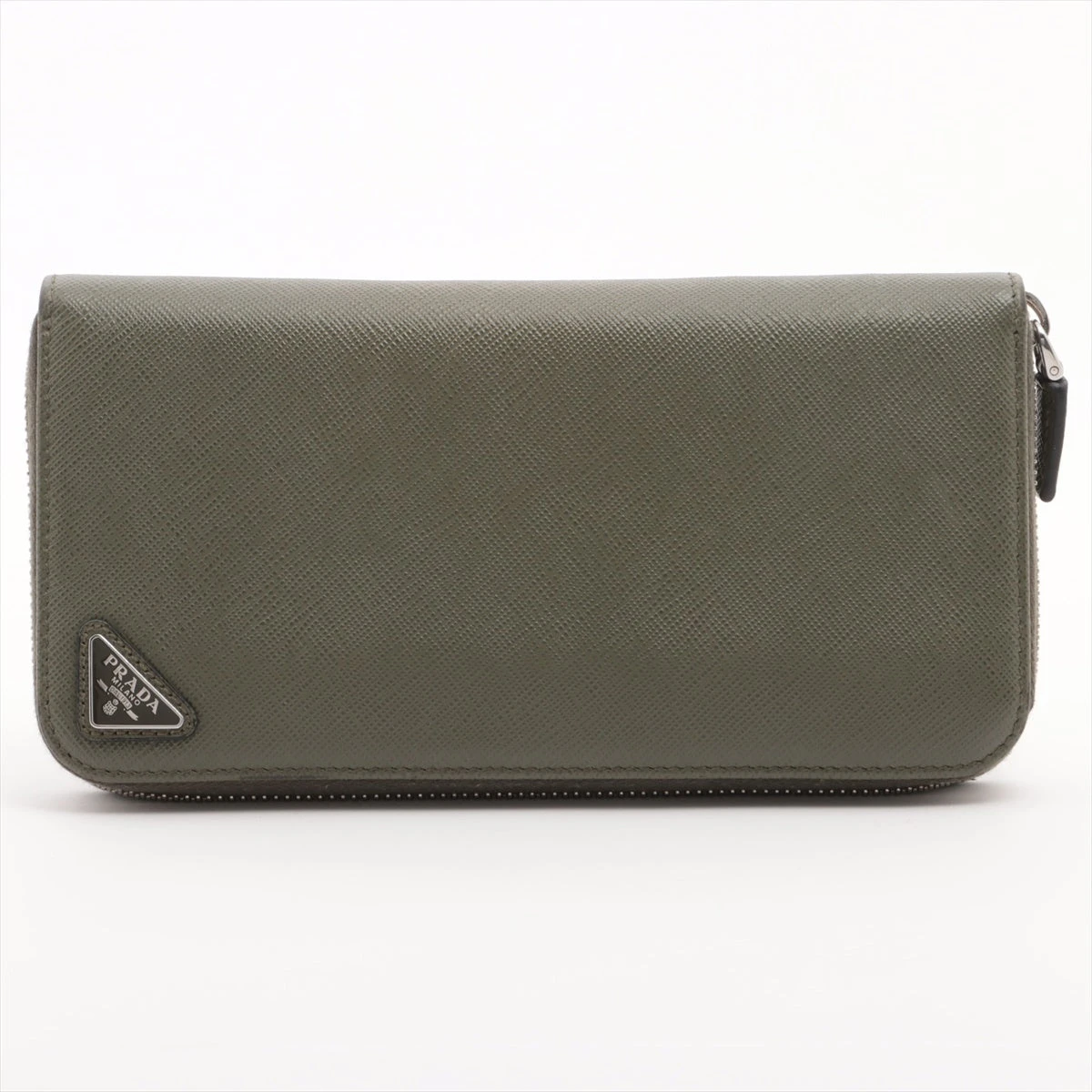 プラダ　 サフィアーノレザー ラウンドジップウォレット PRADA プラダ サフィアーノ レザー ラウンド ファスナー 長財布