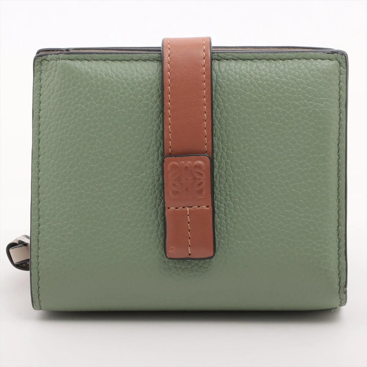 ロエベ アナグラムトライフォールドウォレット ローズマリー LOEWE