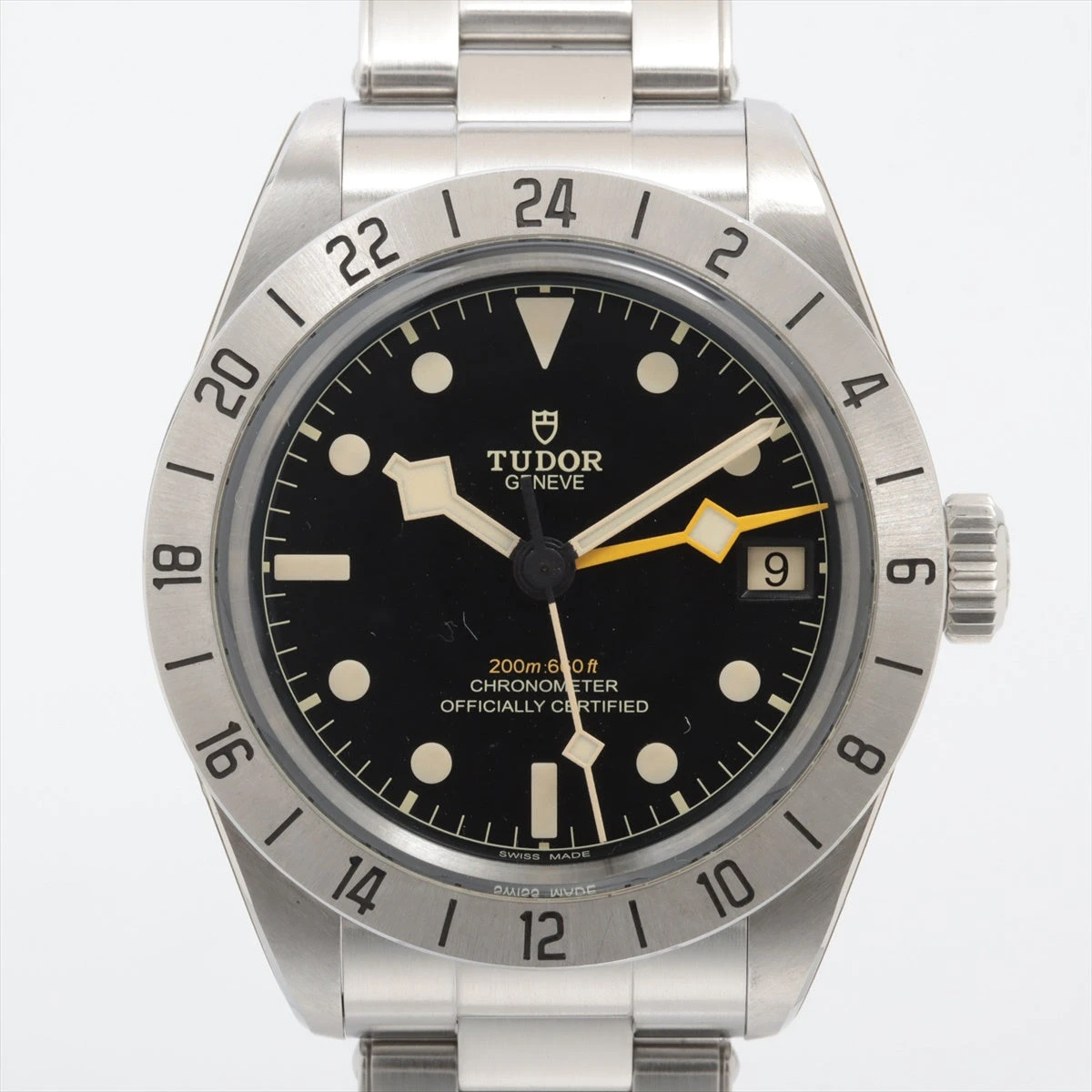 美品 TUDOR 79470黒文字盤 トケマー:チューダー ブラックベイプロ 79470 黒文字盤 自動巻