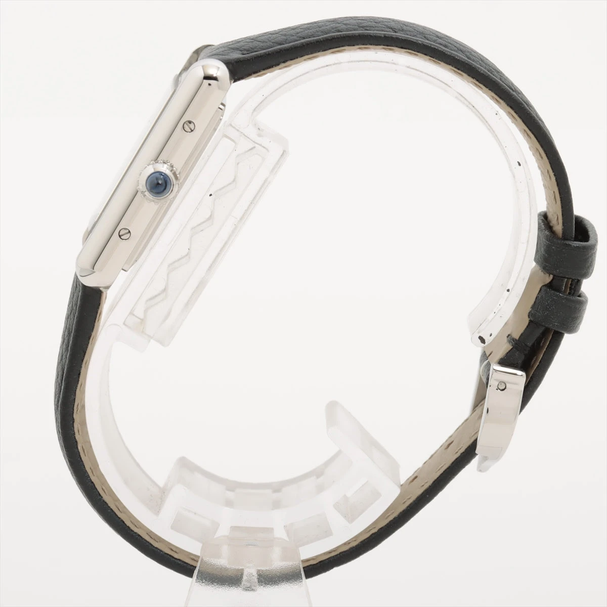 カルティエ タンク マストSM WSTA0042 SS✕革Qzシルバー文字盤 カルティエ タンクマストSM WSTA0042 SS×革 QZ シルバー文字盤