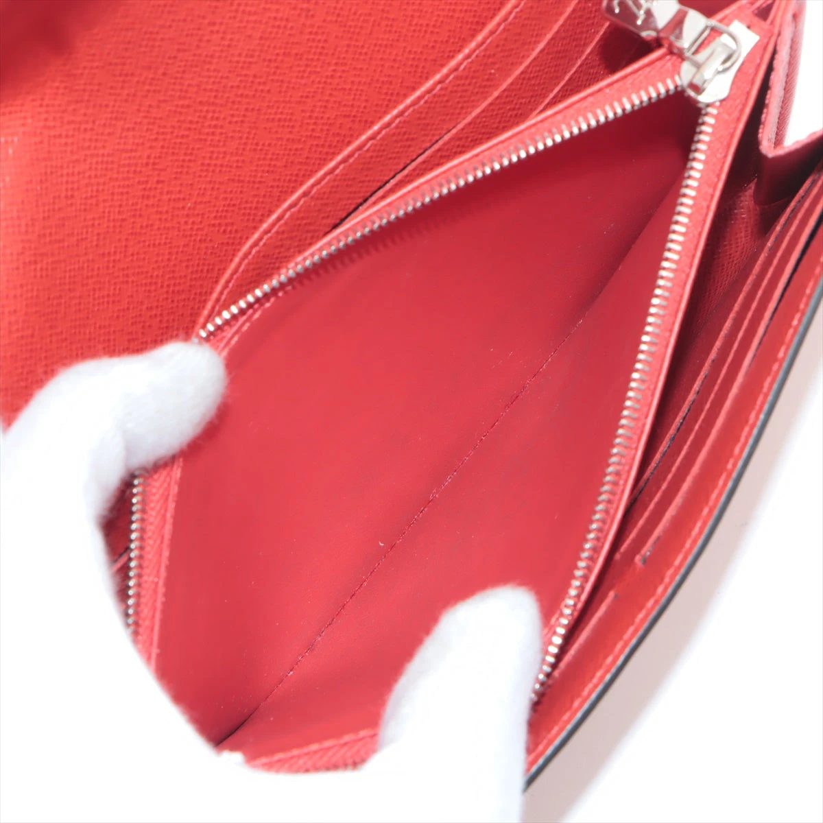 ヴィトン エピ ポルトフォイユルイーズ 型番 レッド 財布 M60962