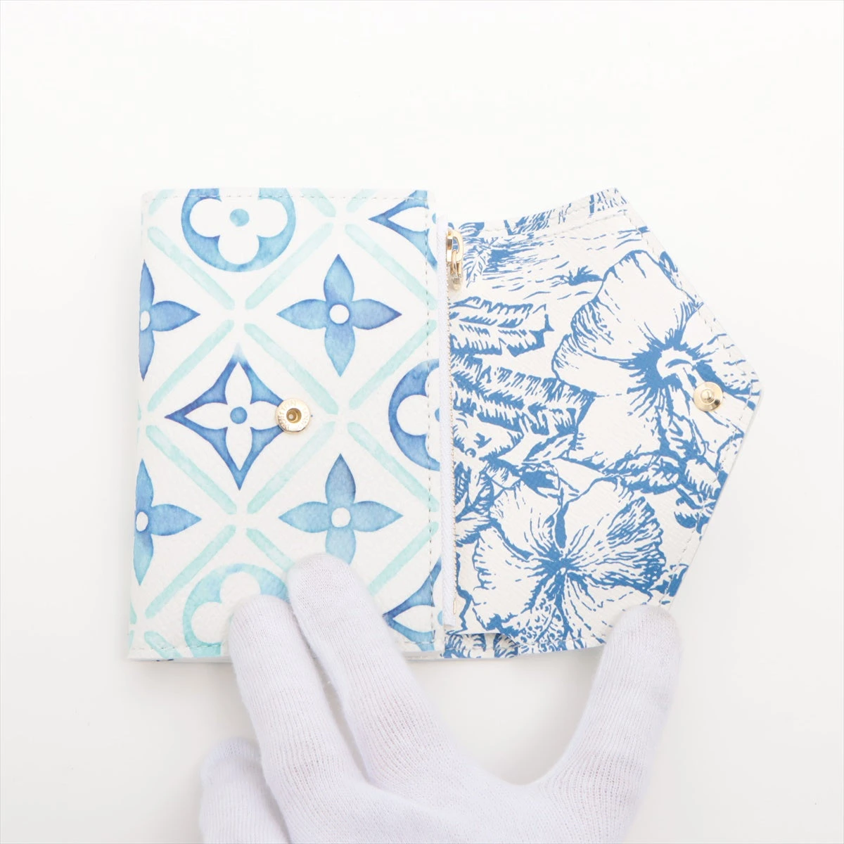 ルイヴィトン モノグラム タイル ポルトフォイユ ヴィクトリーヌ