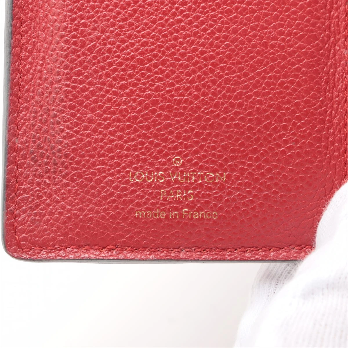 ヴィトン アンプラント ポルトフォイユキュリーズ M60735 レッド