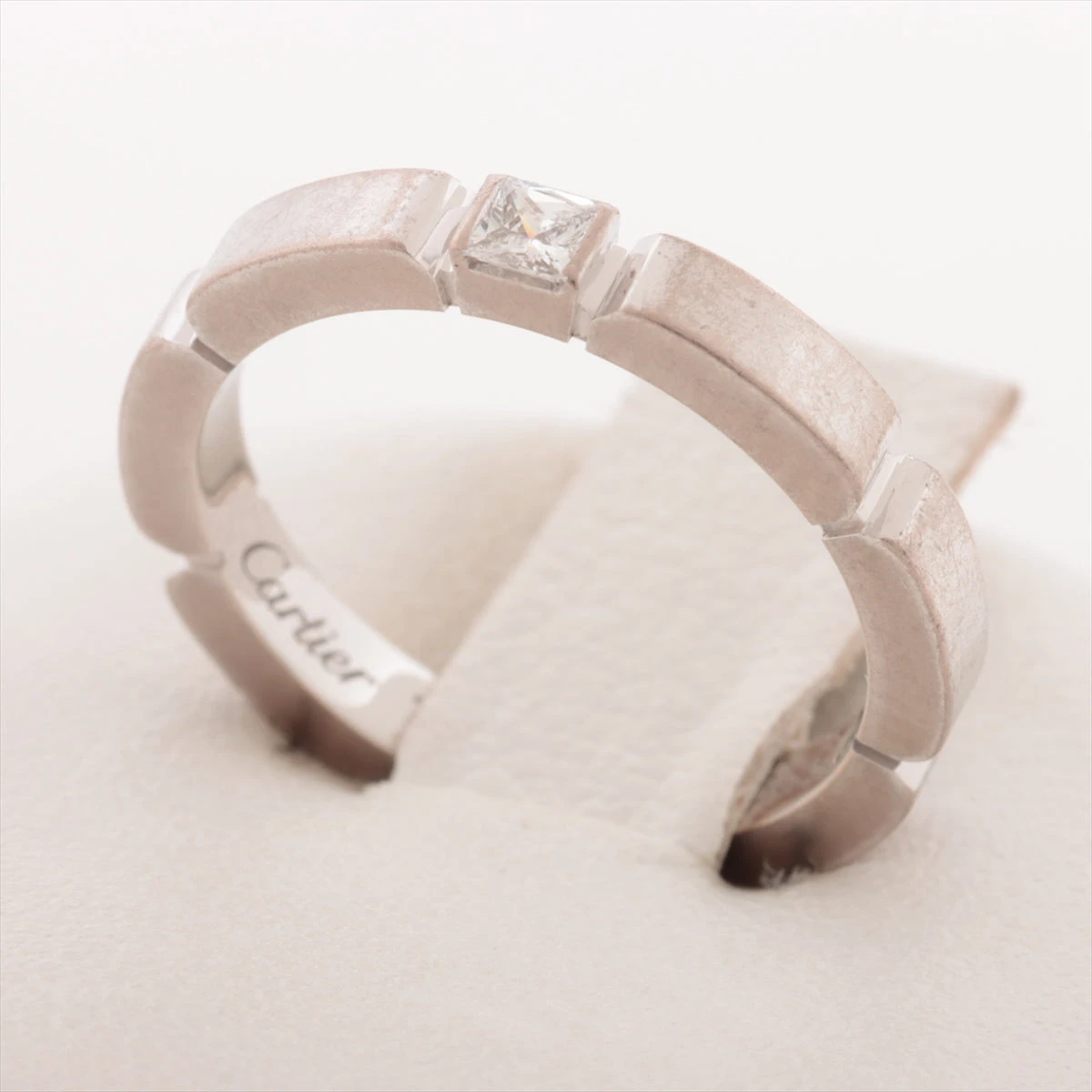 カルティエ マイヨンパンテール 1P ダイヤ リング 750(WG) 4.0g 49  