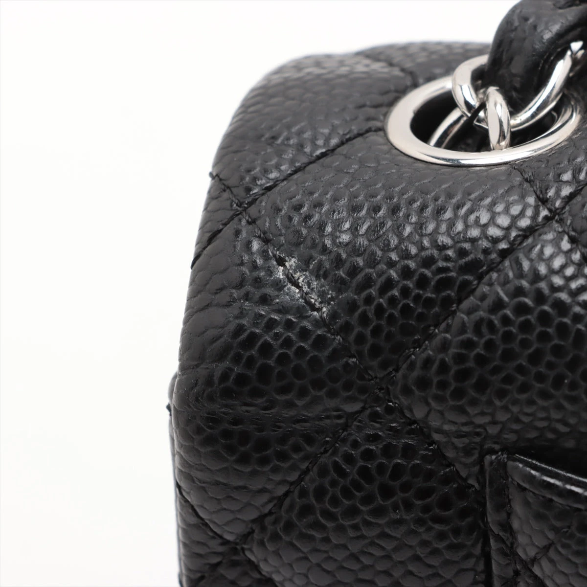 最終値下げ中！CHANEL マトラッセ 20 キャビアスキン　シルバー金具 CHANEL シャネル マトラッセ キャビアスキン チェーンウォレット