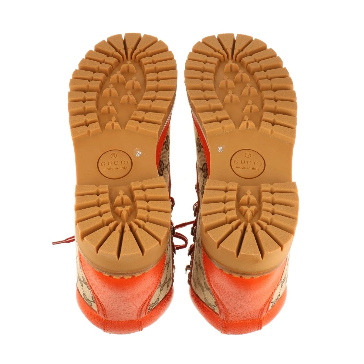 GUCCI】 グッチ GG柄 キャンバス レディース ショートブーツ ブラック 7C