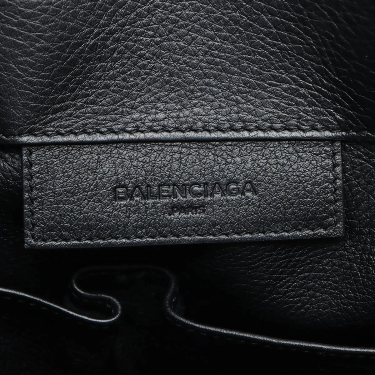 バレンシアガ ペーパー A5 レザー トートバッグ ブラック 357330