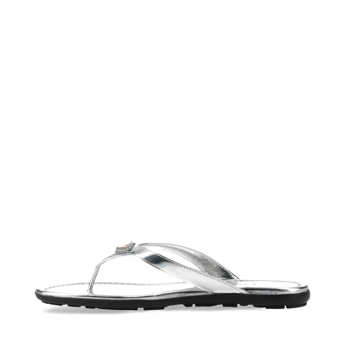 PRADA サンダル シルバー Made in Italy 35 1/2 PRADA サンダル シルバー Made in Italy 35 1/2
