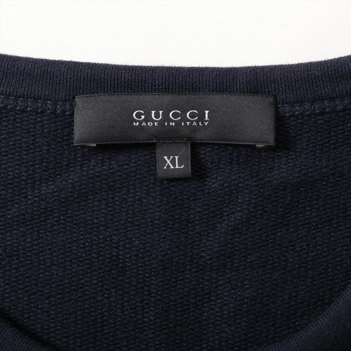 新作定価16万タグ有り GUCCIグッチ スウェットトレーナー ネイビー