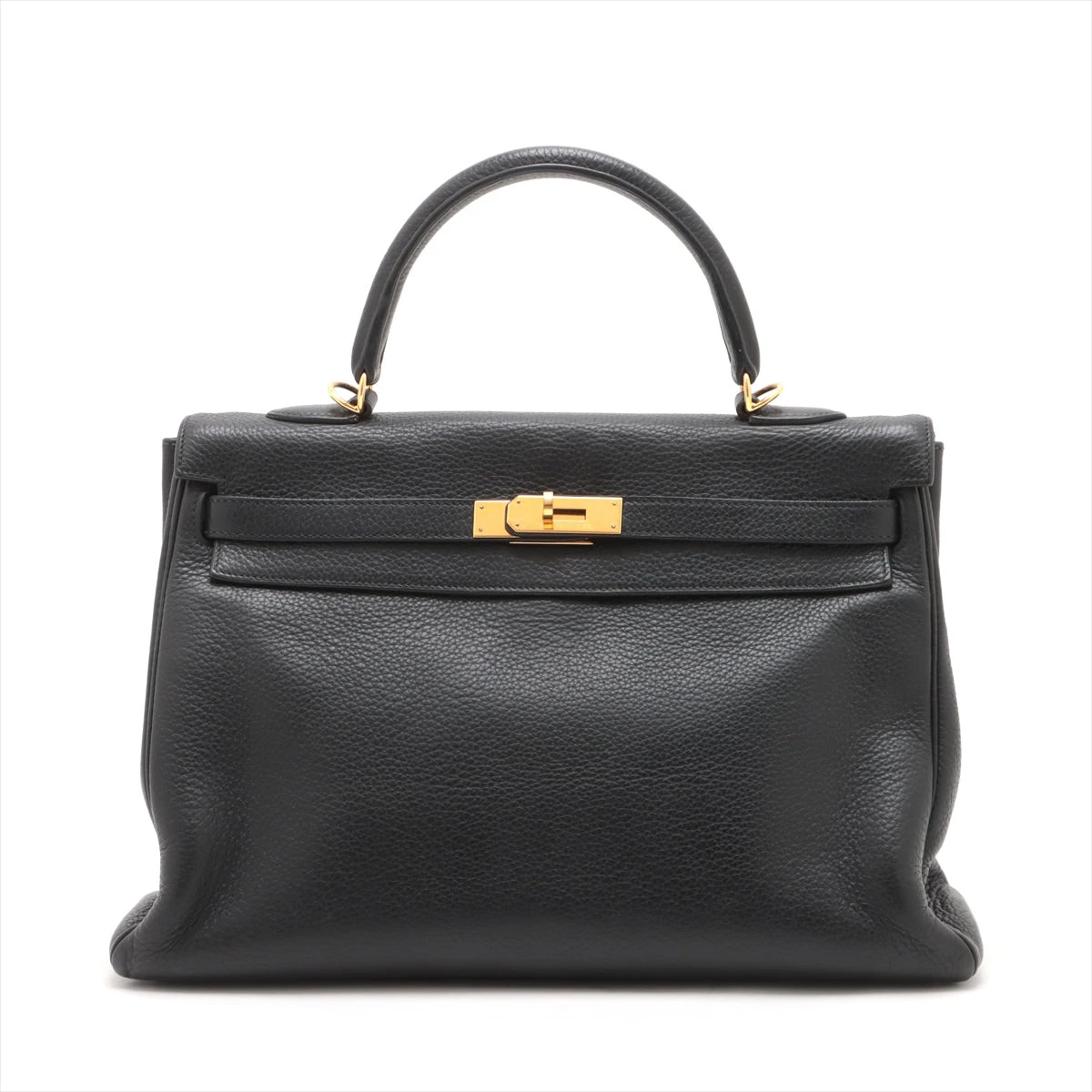 エルメス ケリー35 トリヨンクレマンス ブラック ゴールド金具 □L 