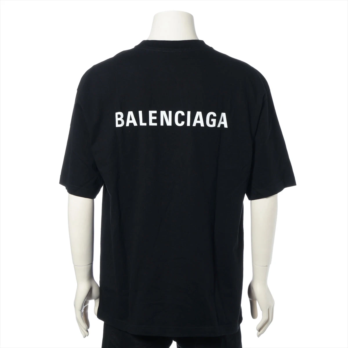 バレンシアガ 21年 コットン Tシャツ L ユニセックス ブラック 612966  