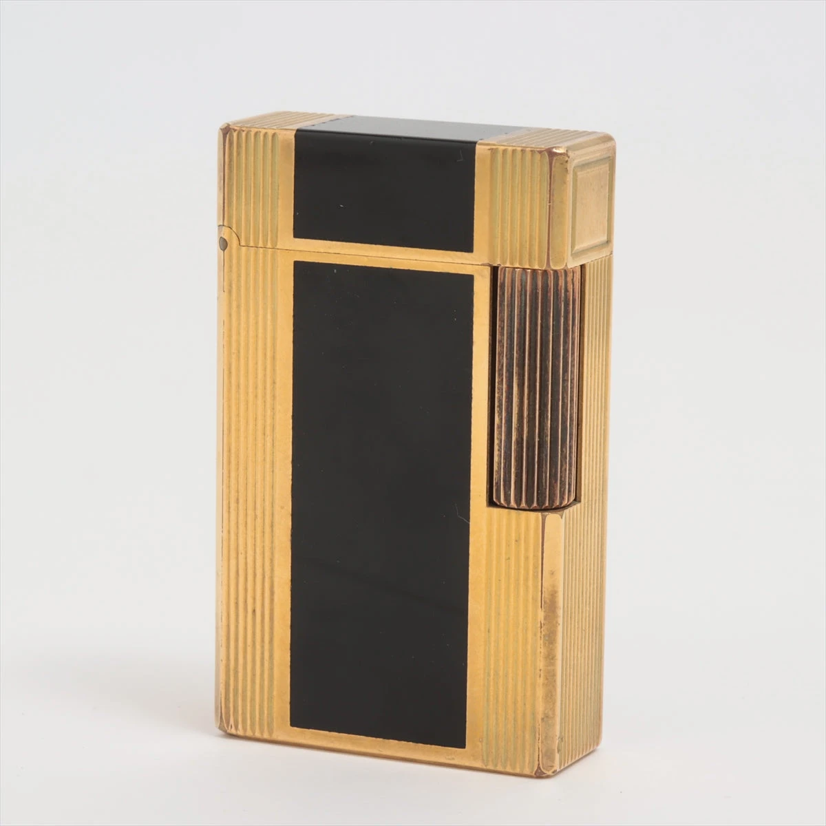 デュポン ライン1 ライター GP ブラック×ゴールド 都彭 A3039558｜中古 