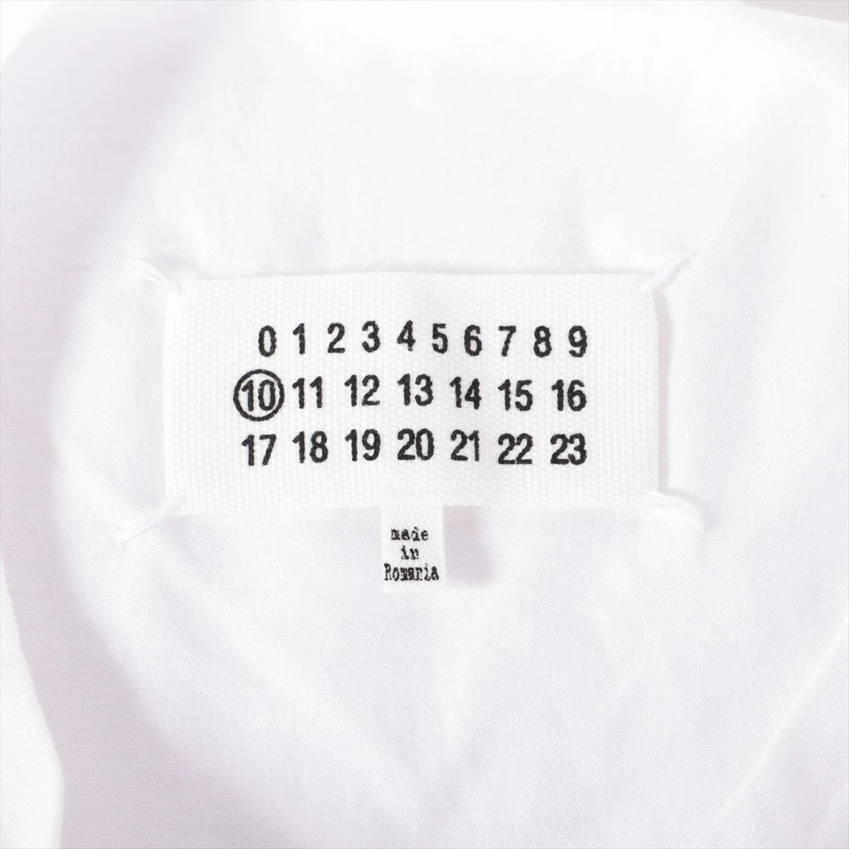 メゾンマルジェラ 23SS コットン Tシャツ 46 メンズ ホワイト 10 