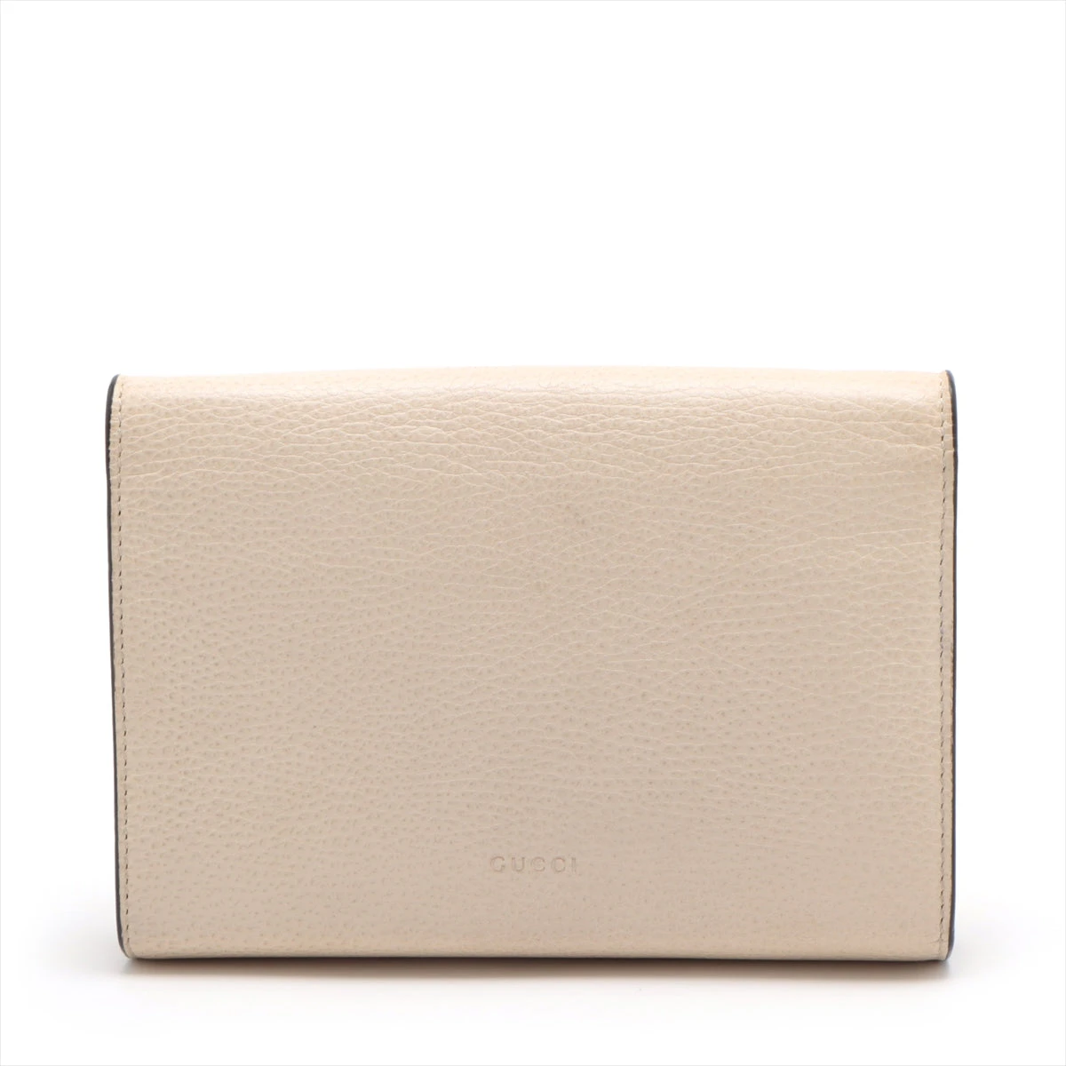 GUCCI グッチ ディオニュソス チェーンウォレット レザー ホワイト