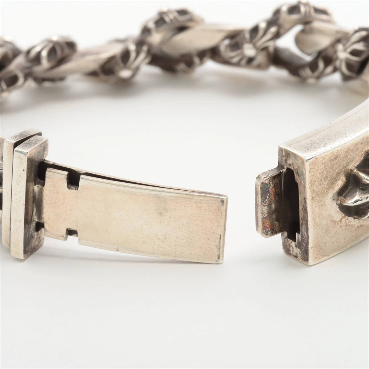 クロムハーツ フローラルクロス ID ブレスレット 925 122.4g