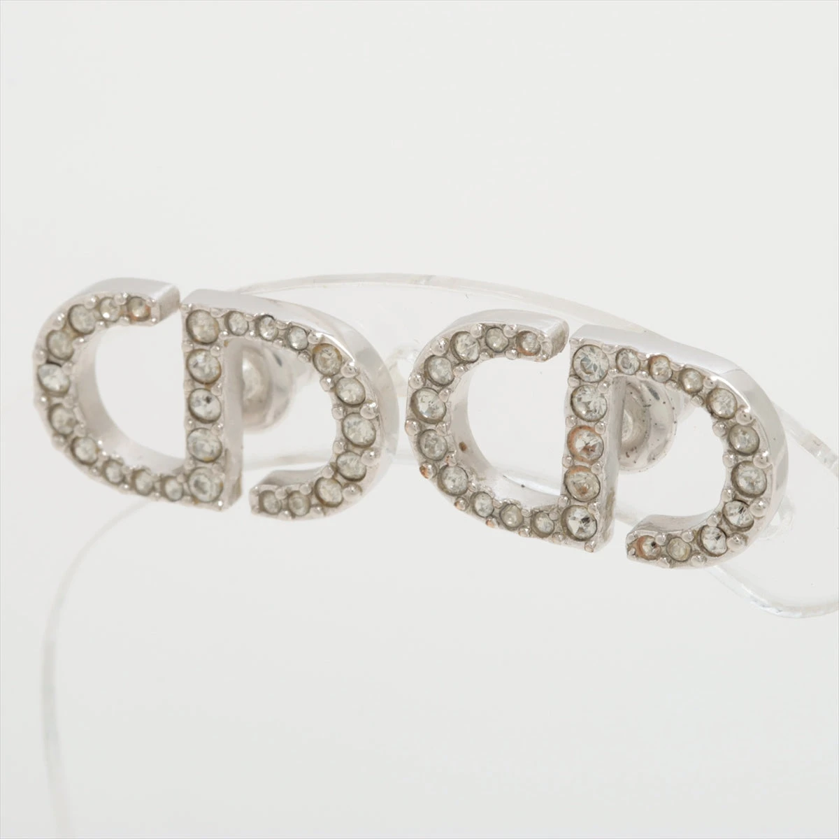 ディオール Petit CD プチCD ピアス(両耳用) GP×ラインストーン