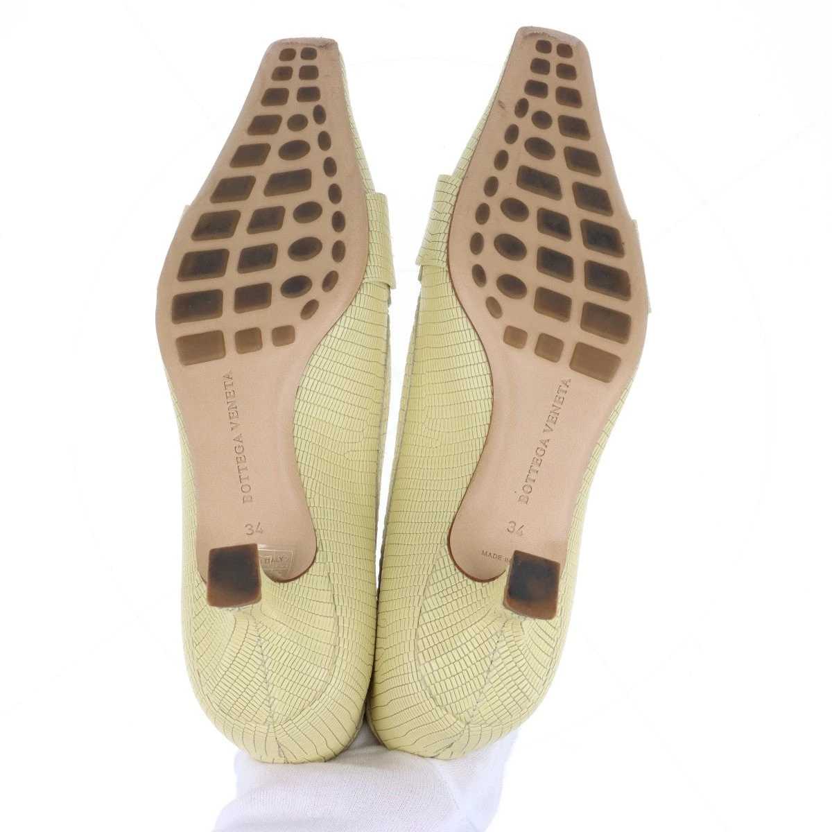 ボッテガヴェネタ マダム レザー パンプス 34 レディース