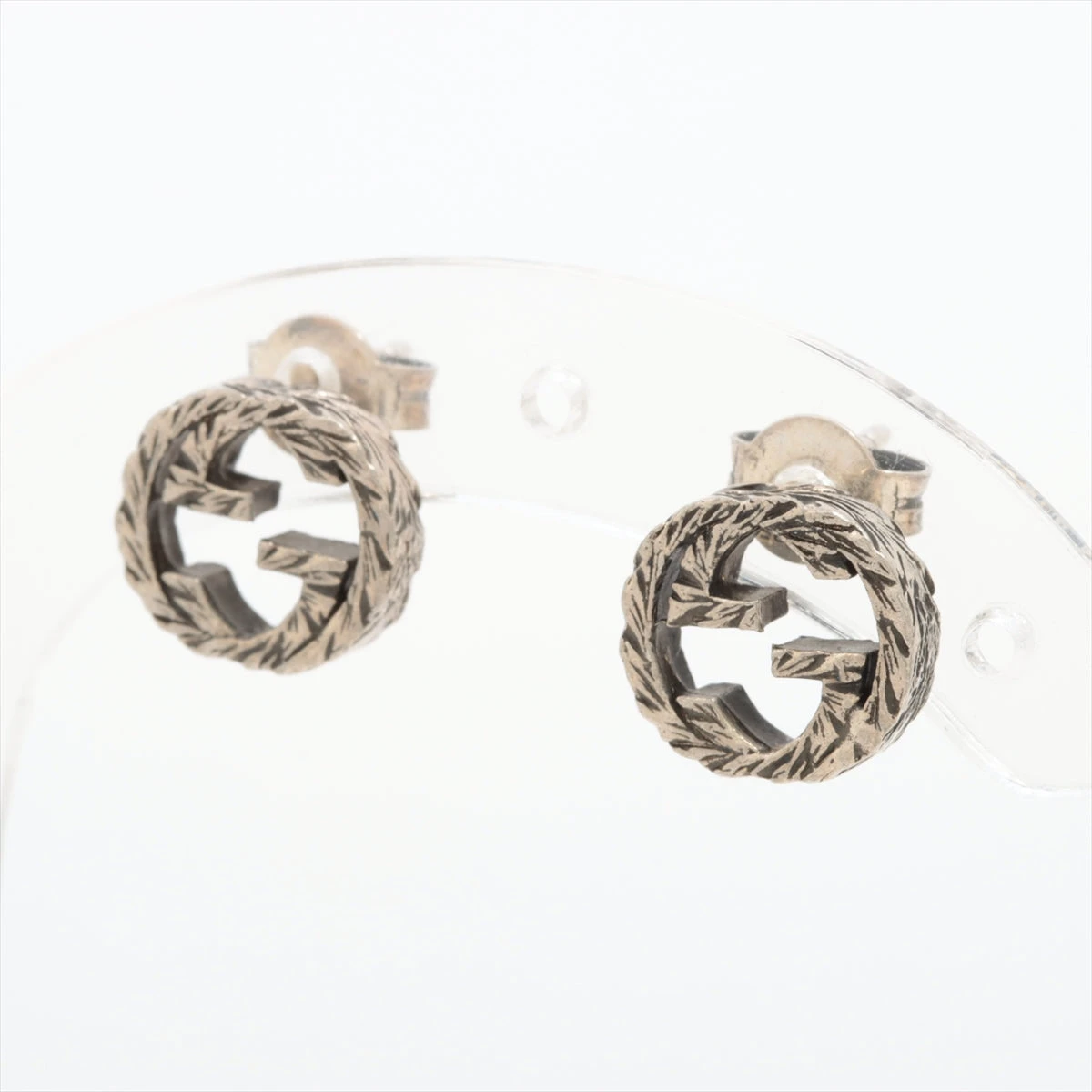 【ギフト】 グッチ インターロッキングG アラベスク ピアス(両耳用) 925 3.0 アクセサリー