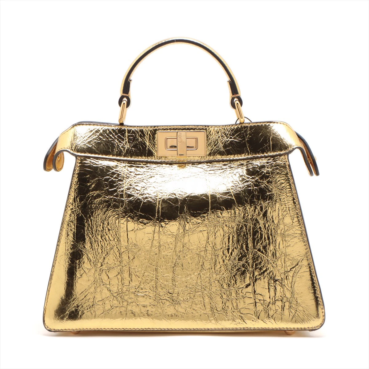 新品同様【フェンディ】ピーカブー　アイシーユー　スモール　2way ハンドバッグ フェンディ ピーカブー アイシーユー スモール レザー 2WAY