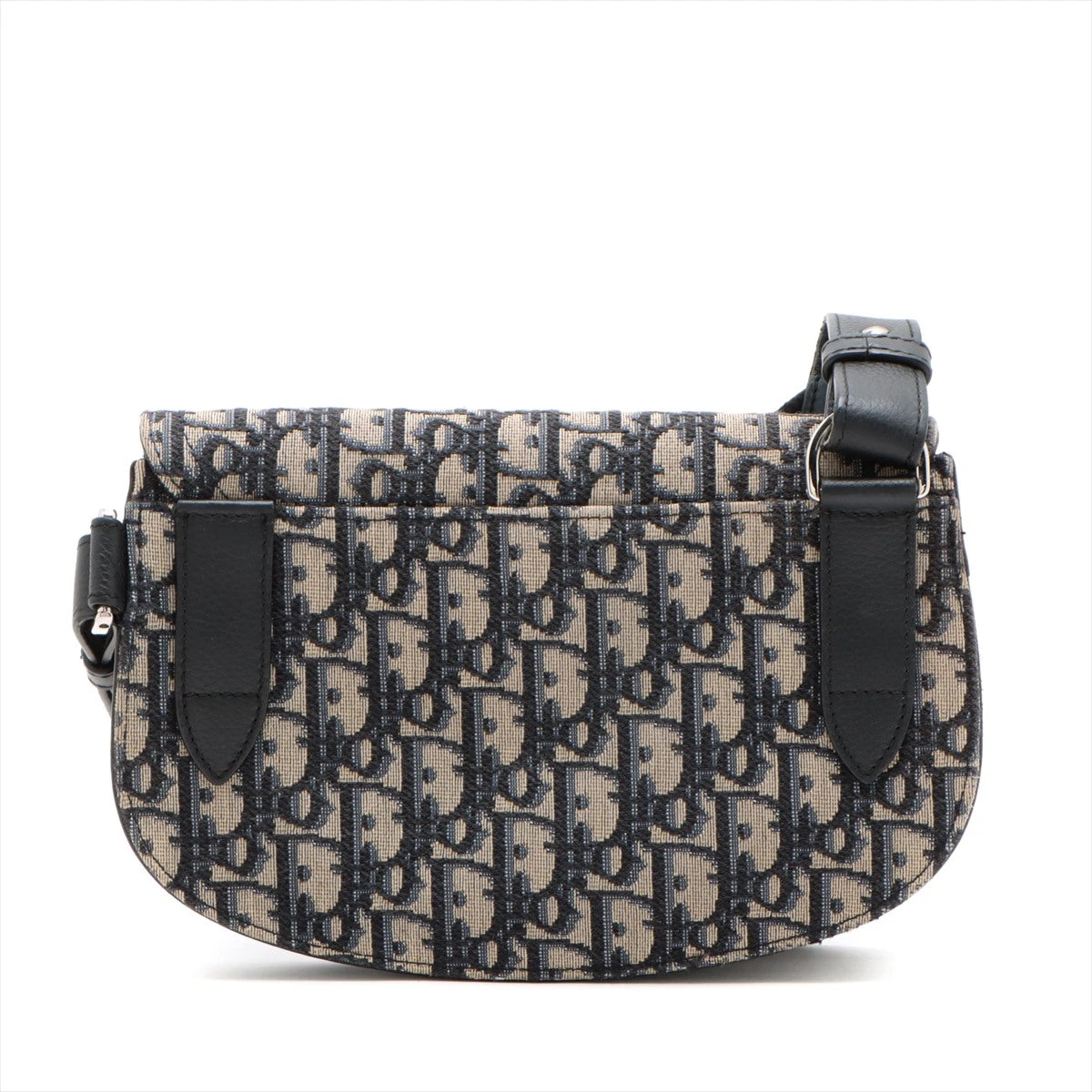 クリスチャンディオール オブリーク サドル キャンバス×レザー