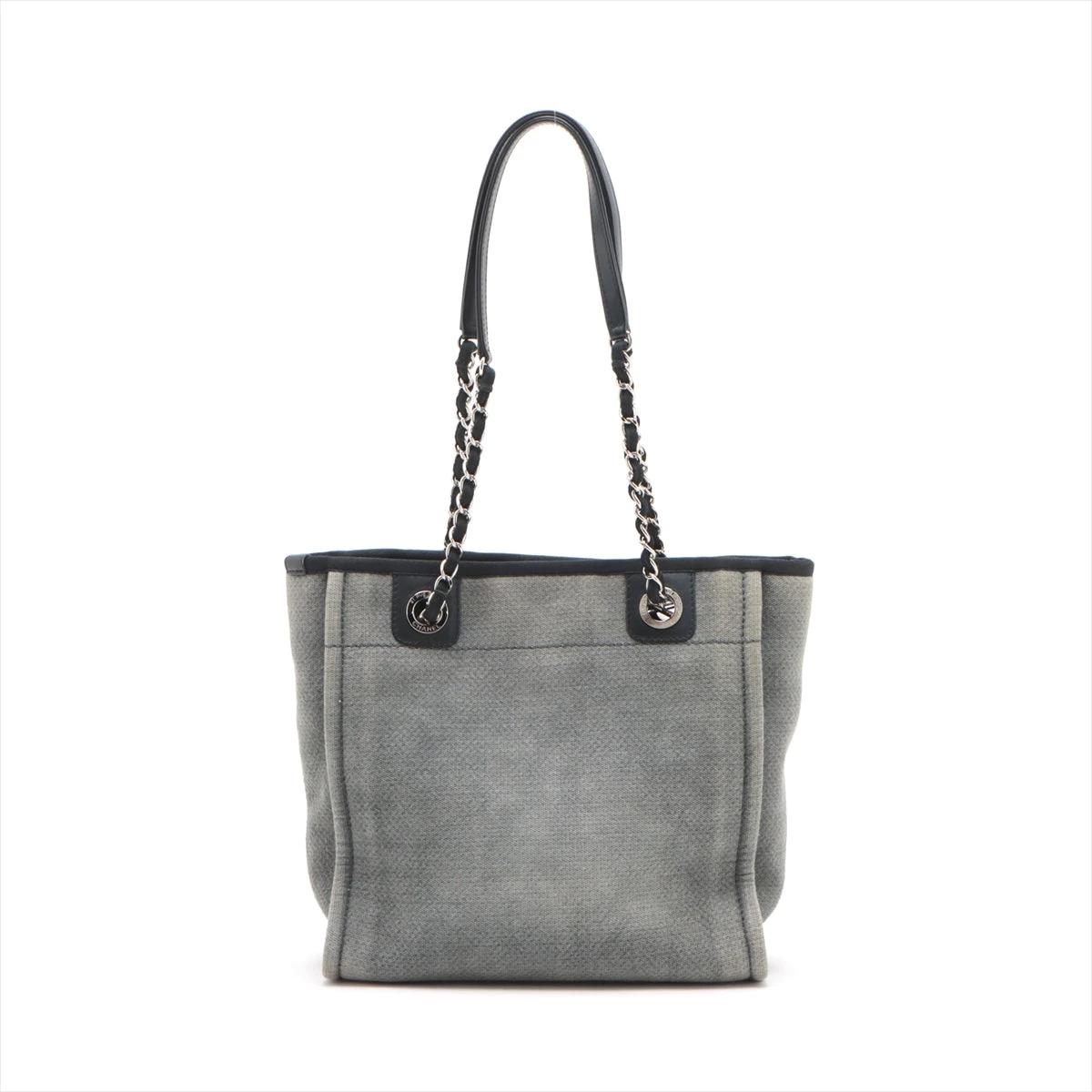 CHANEL グレー チェック柄 トートバッグ CHANEL グレー チェック柄 トートバッグ