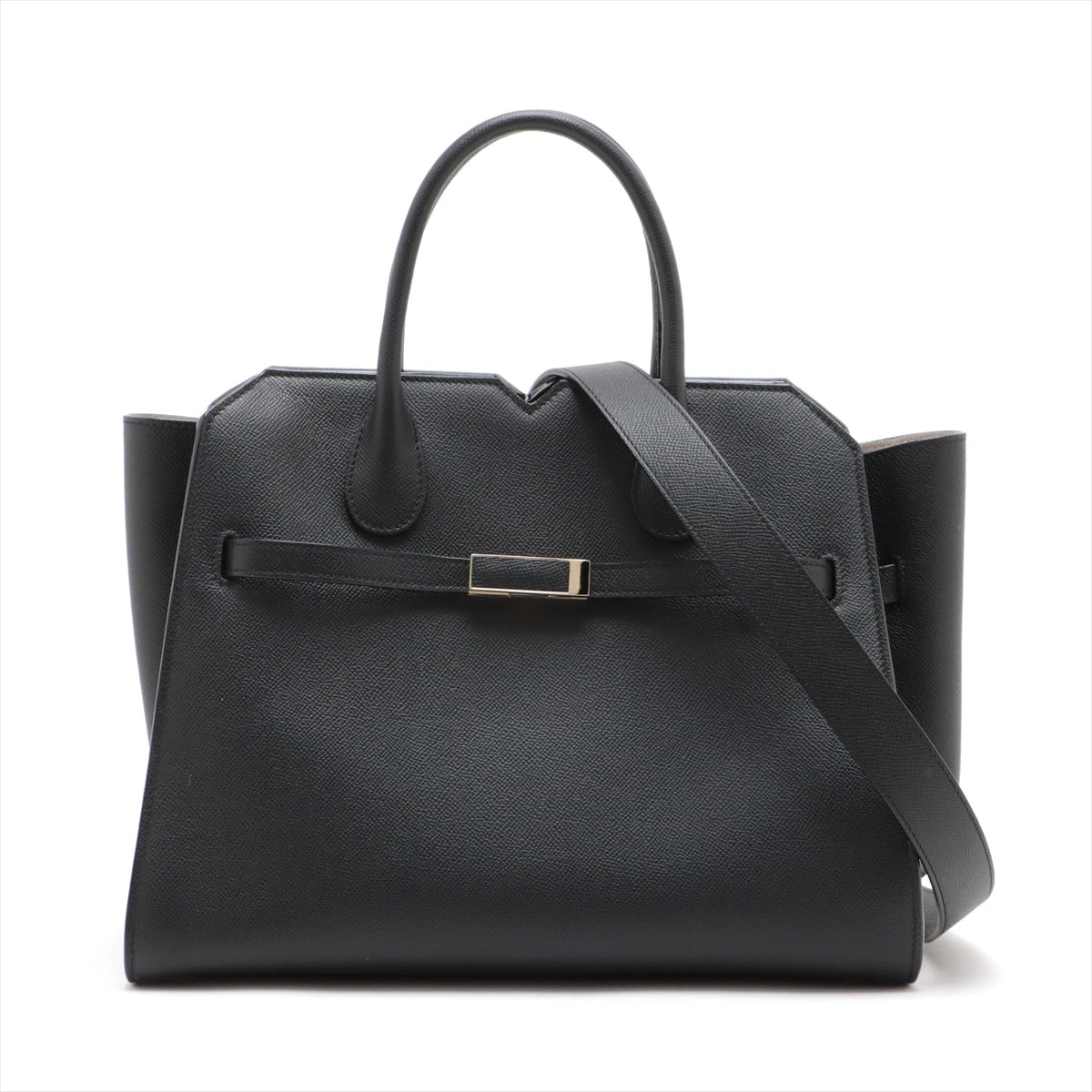 未使用】Mio milano ハンドバッグ ショルダーバッグ 2way 黒 未使用】Mio milano ハンドバッグ ショルダーバッグ 2way 黒