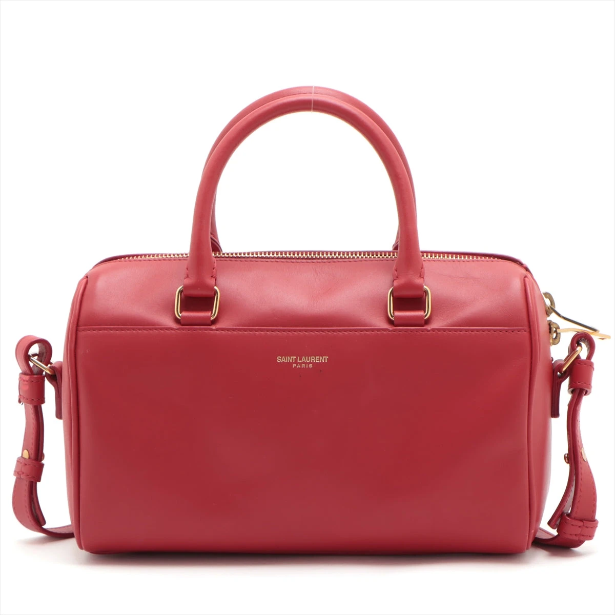 サンローランパリ ベイビーダッフル レザー 2WAYハンドバッグ