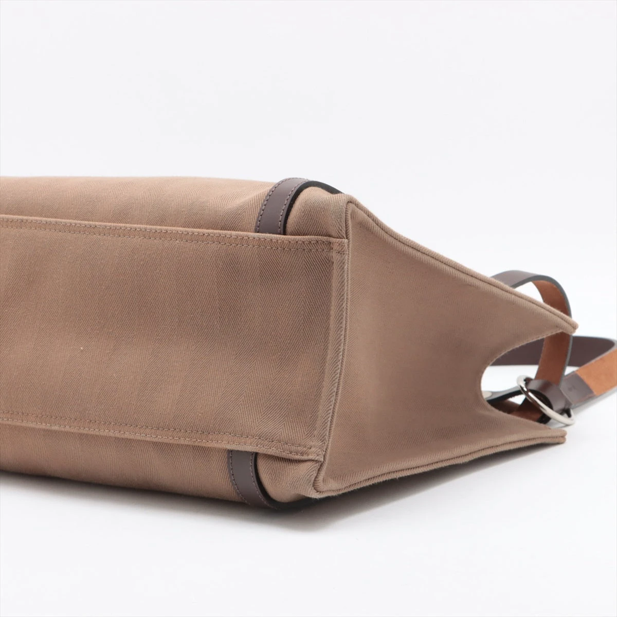 エルメス トワイレ シェブロン レザー ショルダーバッグ エルメス/ショルダーバッグ/サックドパンサージュ/オレンジ