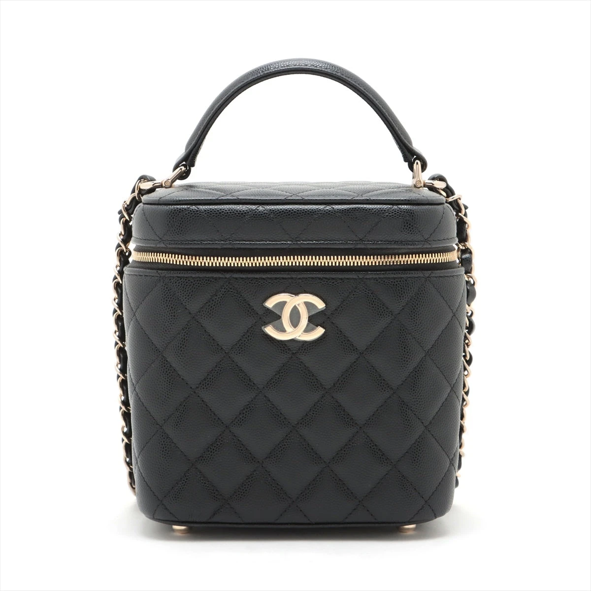 シャネル マトラッセ キャビアスキン 2WAYショルダーバッグ バニティ  