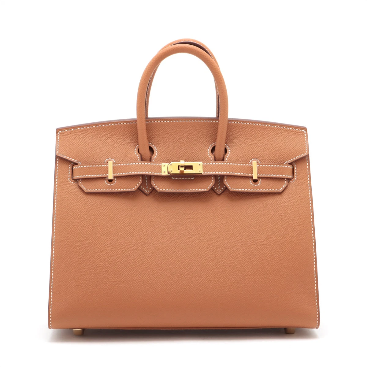 未使用！BK25 セリエF M C Mパリ正規品☆本物のエプソン素材 ・付属品 HERMES エルメス ハンドバッグ バーキン25 セリエ 外縫い 黒 (ブラック