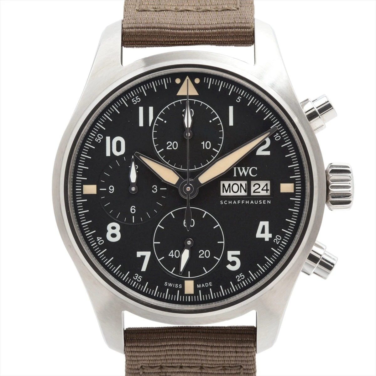 IWC パイロットウォッチ クロノグラフ スピットファイア IW387901 SS 