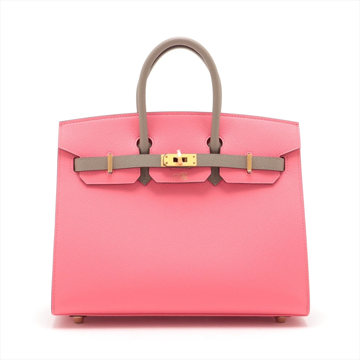 エルメス　オアジス⭐︎ローズアザレ　37⭐︎箱付き エルメス バーキン25 セリエ ヴォーエプソン ローズアザレ×グリ