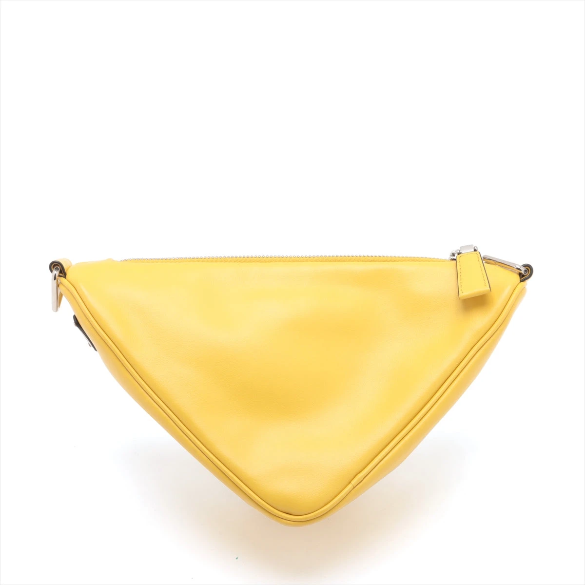 PRADA プラダ トライアングル ショルダー バッグ イエロー PRADA プラダ トライアングル ショルダー バッグ イエロー
