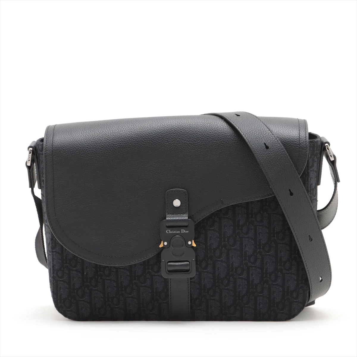 Dior ショルダーバッグ 黒 キャンバスとレザー