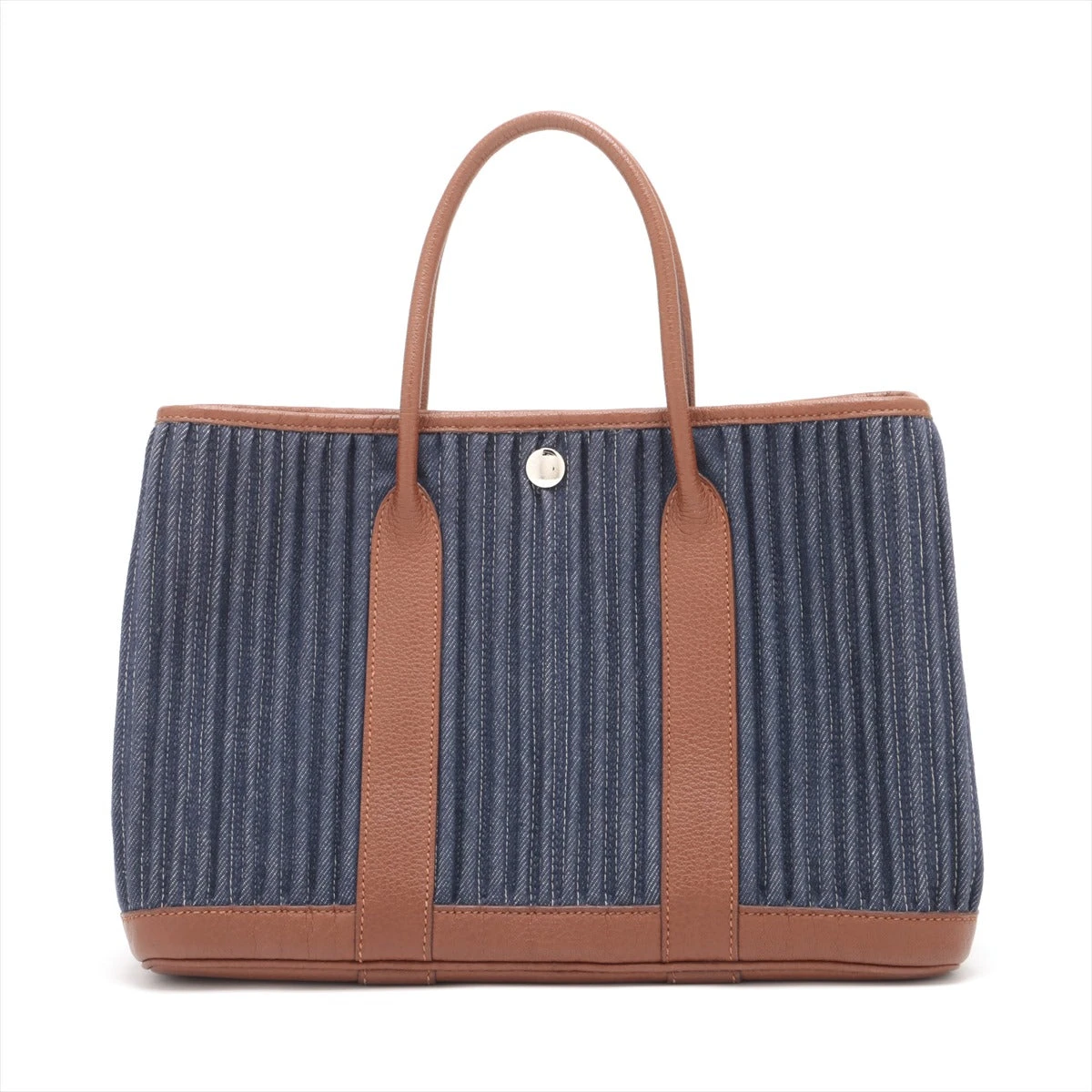 エルメス ガーデンパーティ30 TPM トワルデニムカヌレ×ブッフル